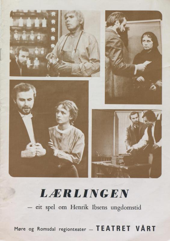 Forestillingsprogram til Teatret Vårt sin produksjon Lærlingen (1978)