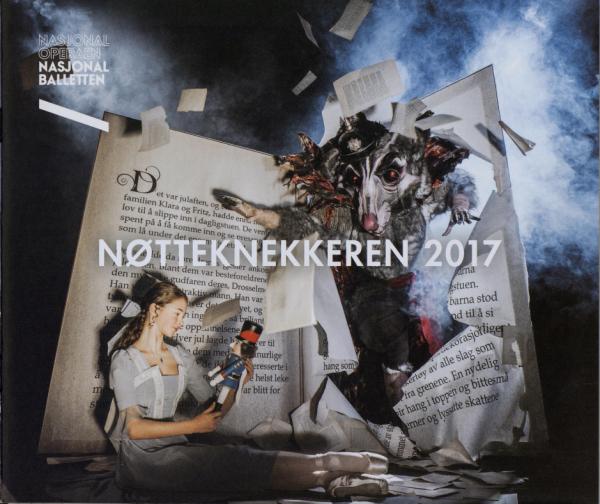 Forestillingsprogram for Den Norske Opera & Balletts produksjon Nøtteknekkeren (2017). 