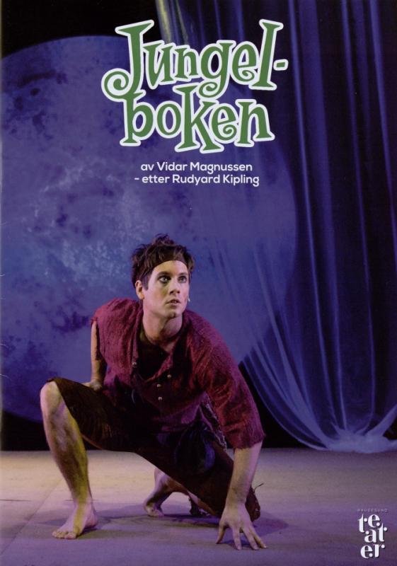 Forestillingsprogram for Haugesund Teaters produksjon Jungelboken (2018). 