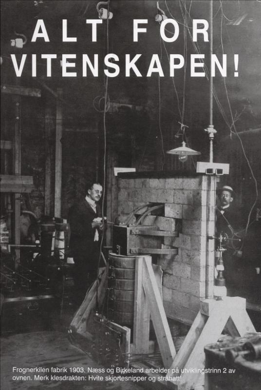 Program fra Grenland Friteaters produksjon Alt for vitenskapen (2016).