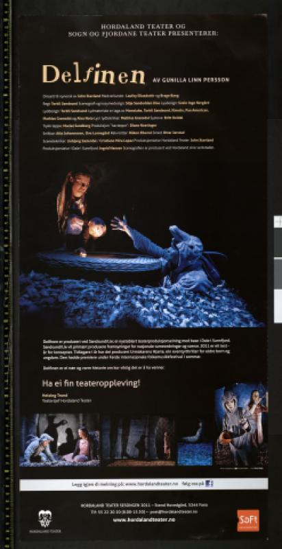 Program for Sandsund/Lies produksjon Delfinen (2011). 